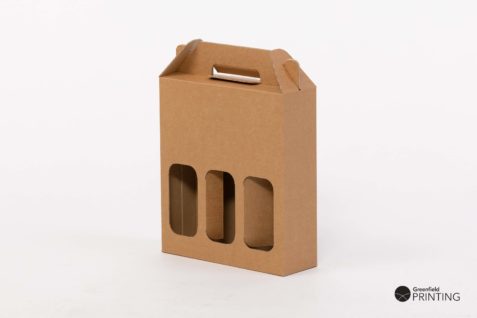 3x 500ml Bottle Carry Box Angled