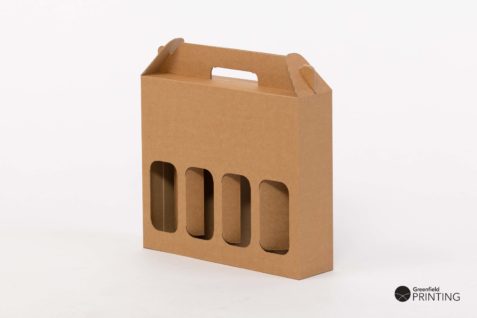 4x 500ml Bottle Carry Box Angled