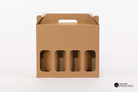 4x 500ml Bottle Carry Box Front